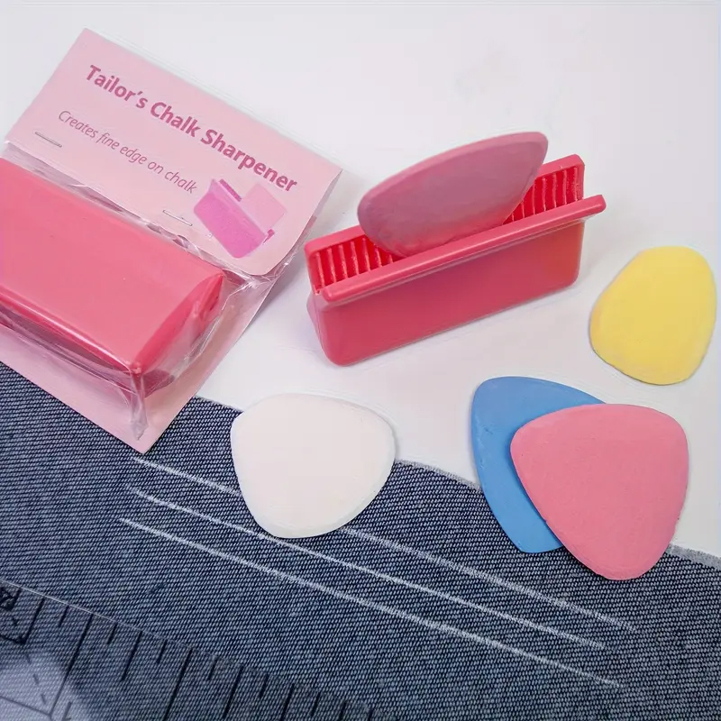 Tailor Chalk Marker - Tailors Chalk Sharpener, Powder Clip, DIY