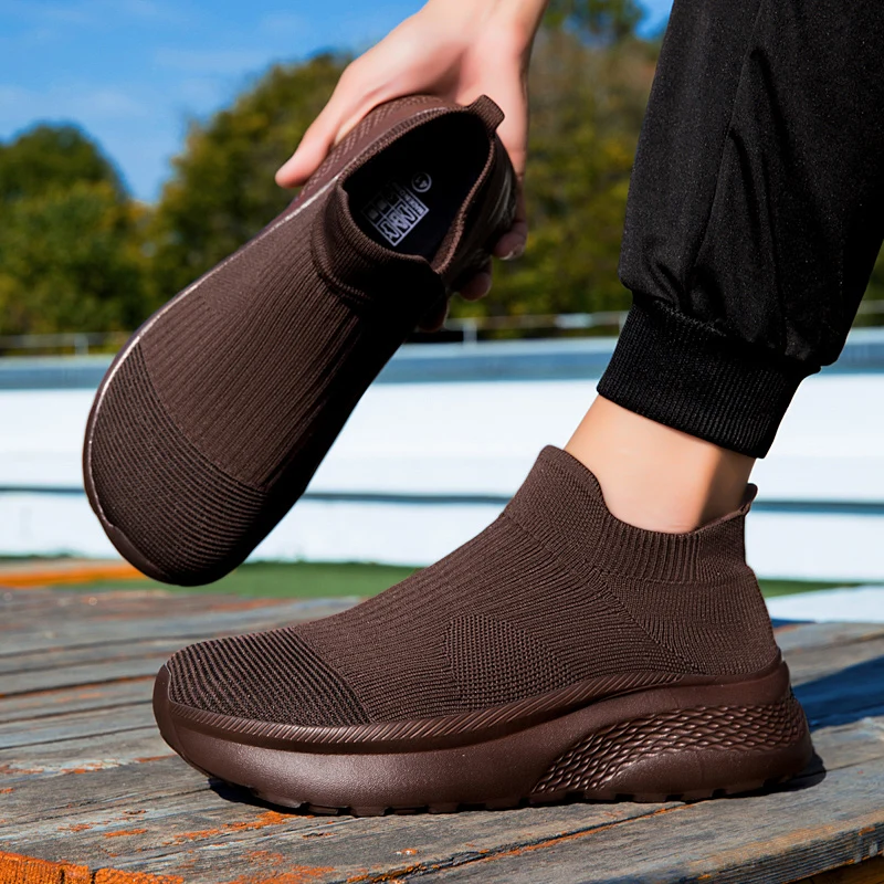 Wide Toe Knit Sneakers Men Wom - Knit Stabilizer Stretch ulasan dan harga