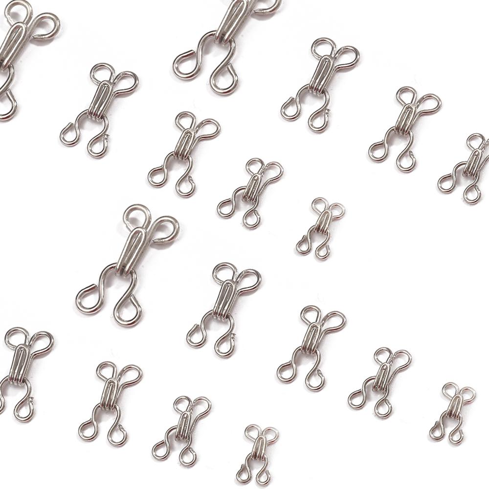 48Pcs  Metal Buckle Button Shi - Hook Eye Fastener ulasan dan harga