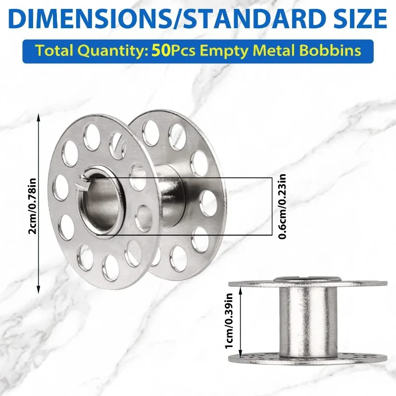 vvocci Empty Spool Stainless S - Thread Bobbins Empty ulasan dan harga
