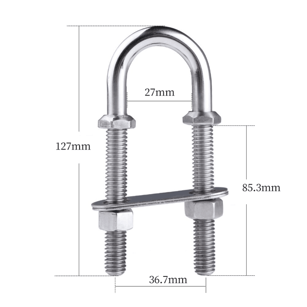 Boat Accessories Marine Stainl - Hook Eye Fastener ulasan dan harga