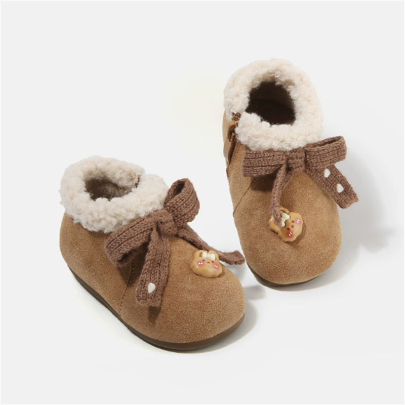 Winter New Baby Shoes Leather  - Sewing Gt ulasan dan harga