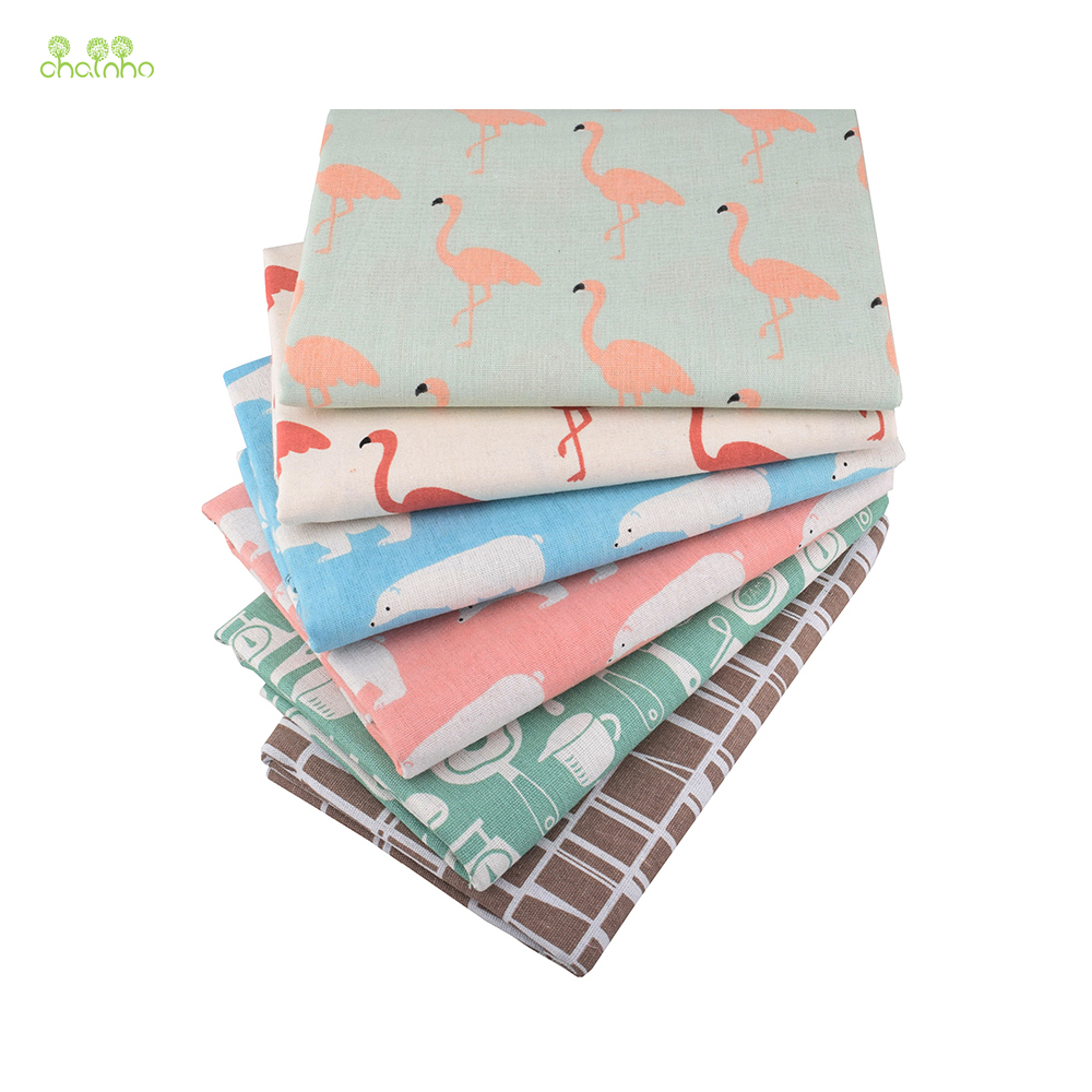 Chainho,Printed Cotton Linen F - Sewing Geotextile Fabric ulasan dan harga