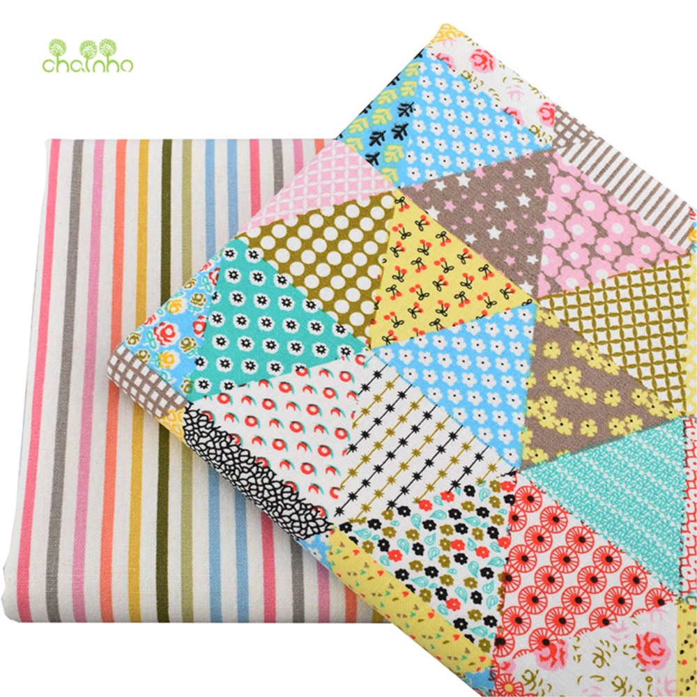 Chainho,Printed Cotton Linen F - Sewing Geotextile Fabric ulasan dan harga