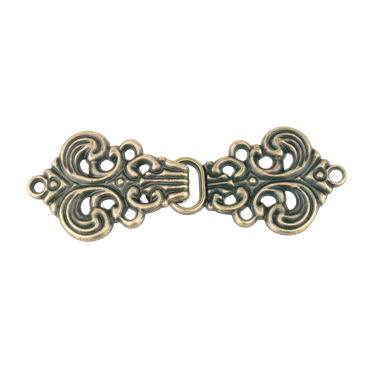 5 Pairs Decorative Buttons Swi - Hook Eye Fastener ulasan dan harga