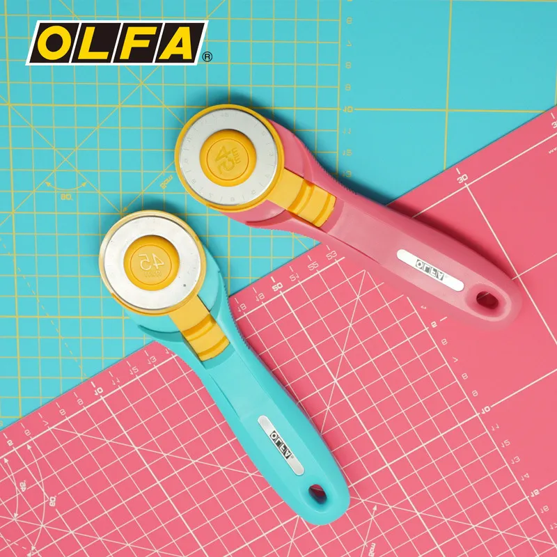 Olfa RTY-2/C 45mm Rotary Pinkl - Rotary Cutter Fabric ulasan dan harga