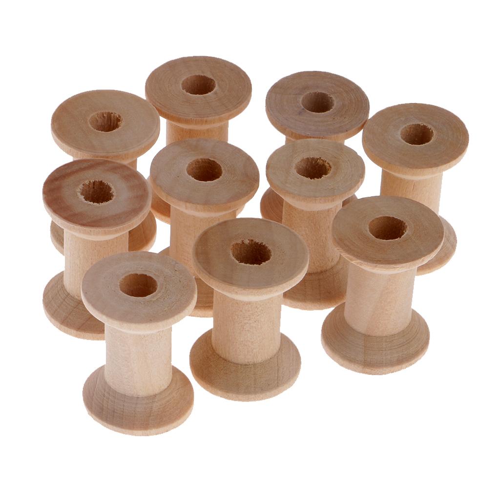 Wooden Empty Spool Thread Bobb - Thread Bobbins Empty ulasan dan harga