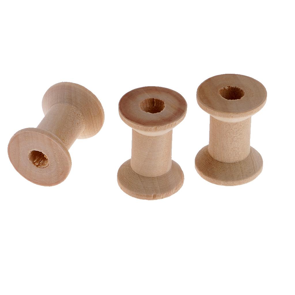 Wooden Empty Spool Thread Bobb - Thread Bobbins Empty ulasan dan harga