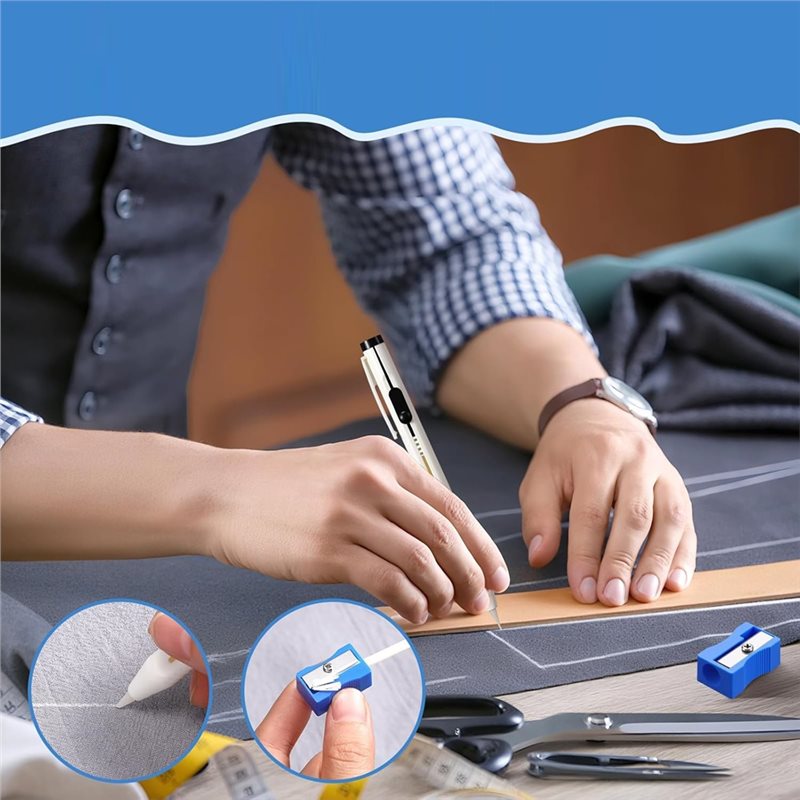 Tailors Pencil For Marking Fab - Tailor Chalk Marker ulasan dan harga