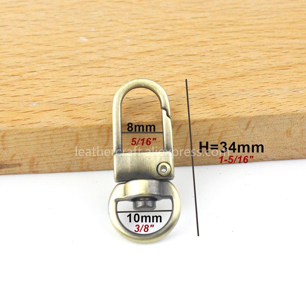 1 Piece Metal Carabiner Swivel - Hook Eye Fastener ulasan dan harga