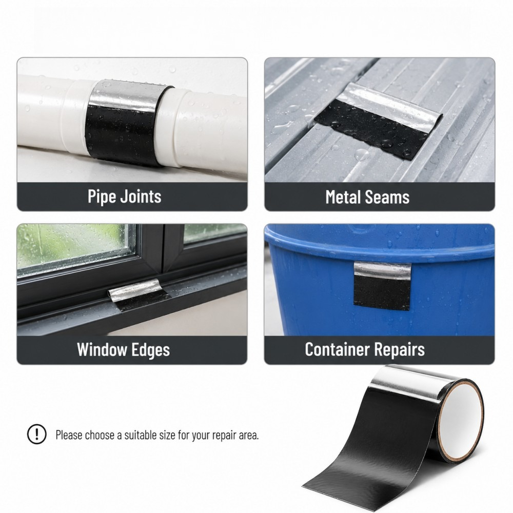 1.5m Waterproof Repair Tape 5- - Sewing Repair ulasan dan harga