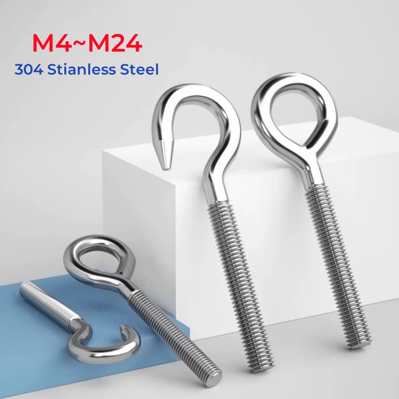 304 Stianless Steel Sheep Eye  - Hook Eye Fastener ulasan dan harga