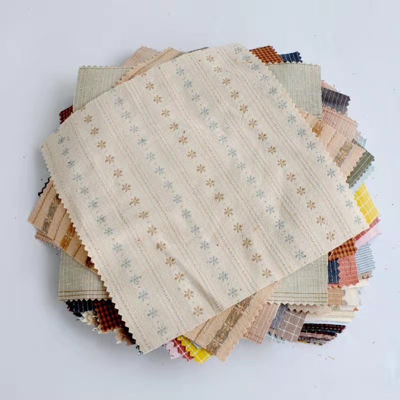 Japanese Yarn-dyed fabric hand - Sewing Geotextile Fabric ulasan dan harga