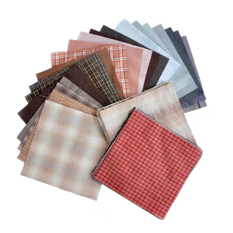Japanese Yarn-dyed fabric hand - Sewing Geotextile Fabric ulasan dan harga