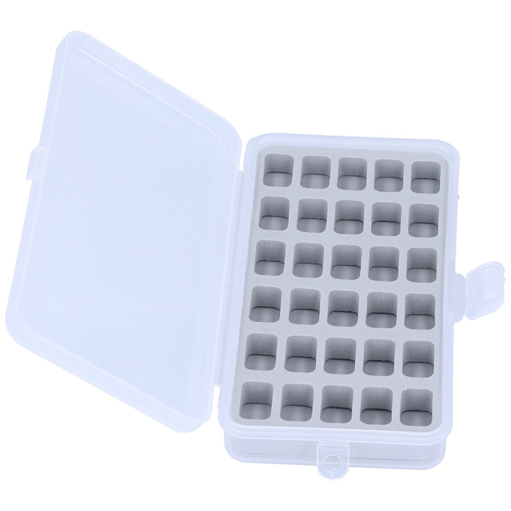 2pcs Transparent Plastic Bobbi - Thread Bobbins Empty ulasan dan harga