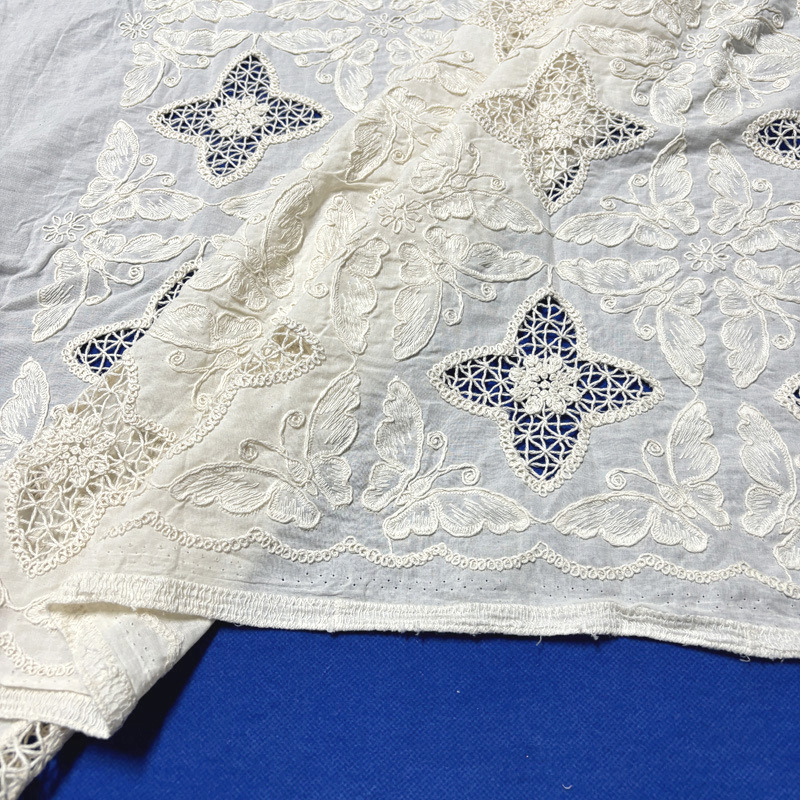 Butterfly Cotton Eyelet Embroi - Sewing Eyelet Fabric ulasan dan harga
