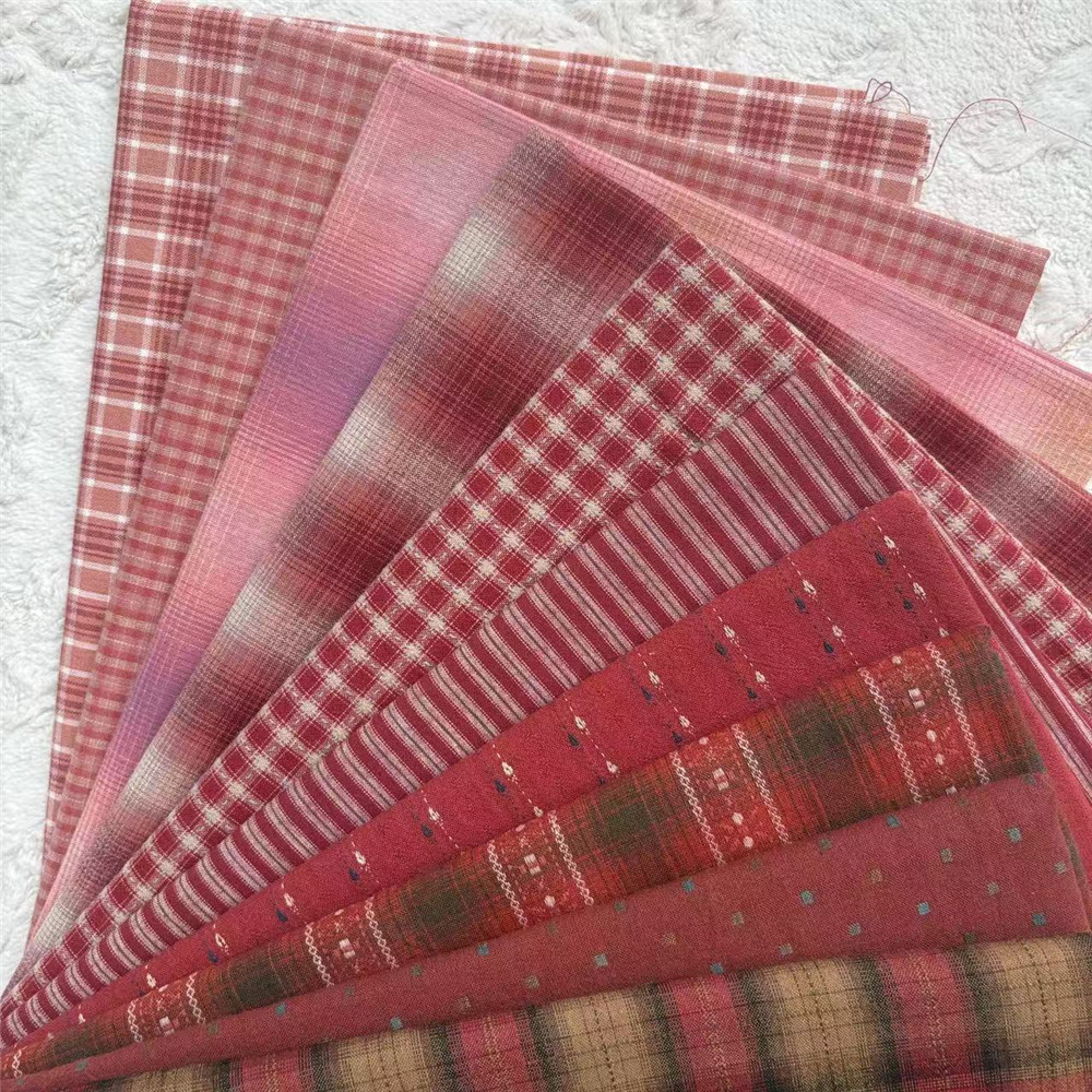 Cotton Japanese Yarn-dyed Fabr - Sewing Geotextile Fabric ulasan dan harga