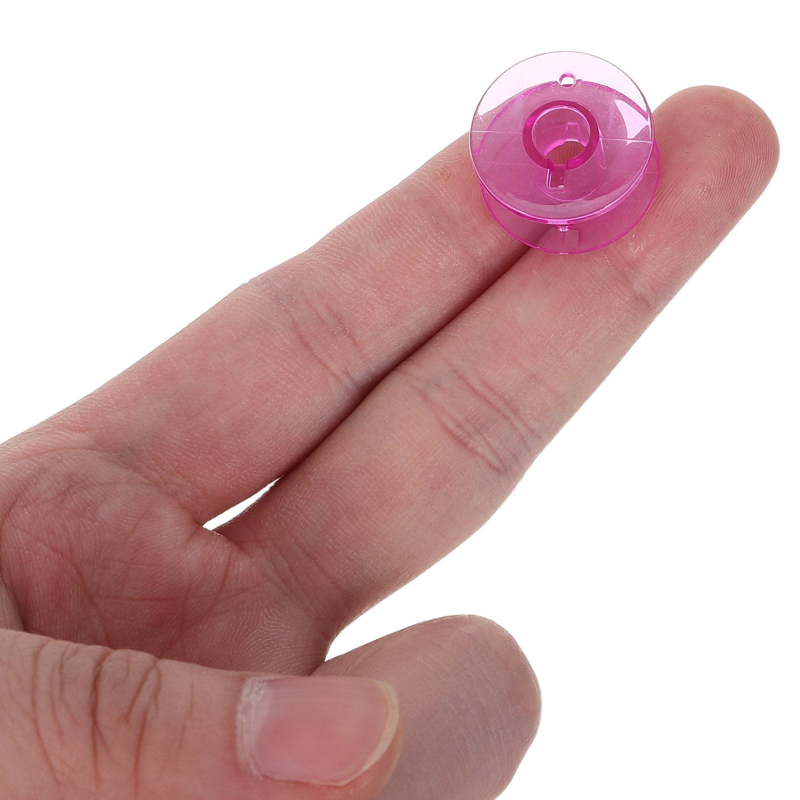 50Pcs Clear Plastic Bobbins Se - Thread Bobbins Empty ulasan dan harga