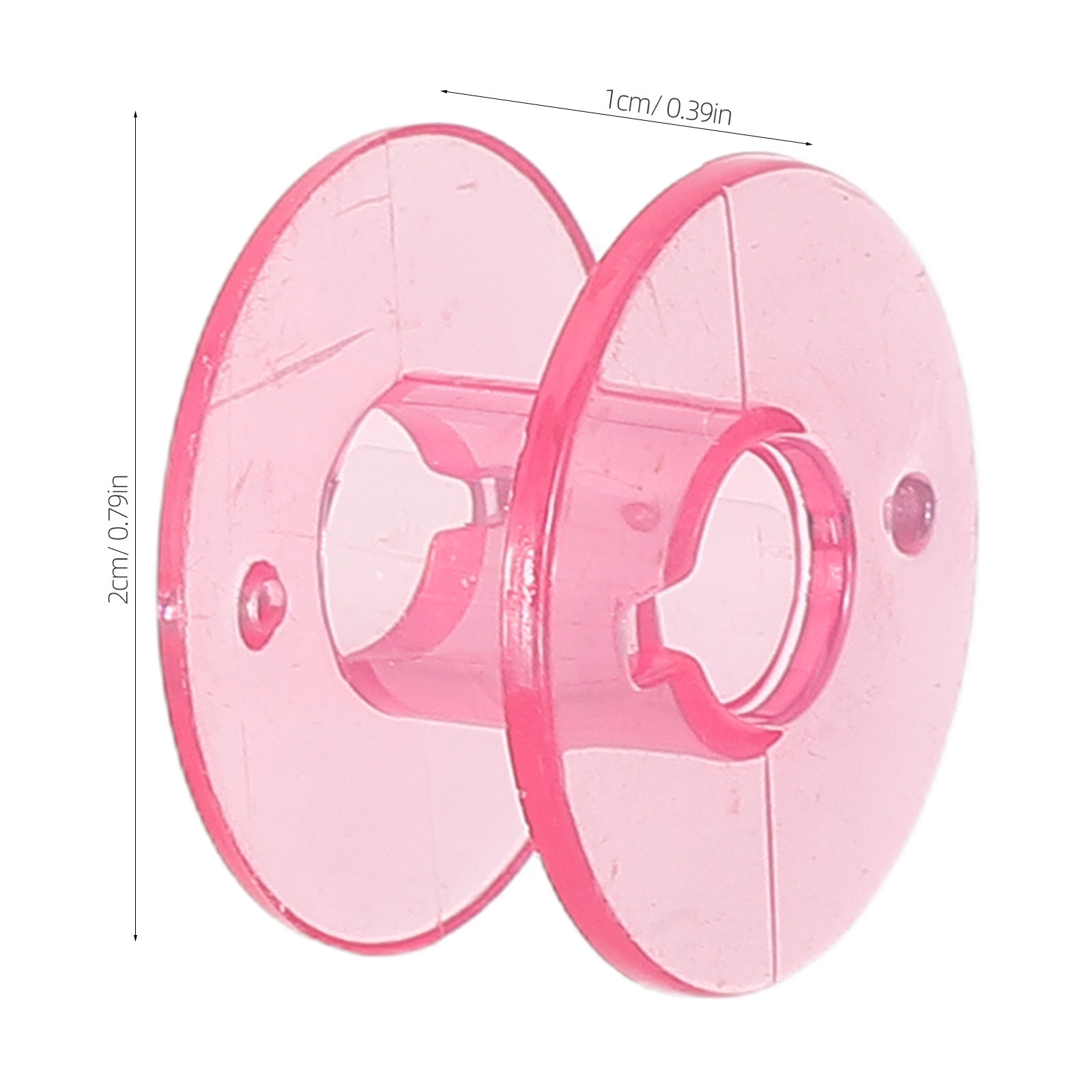 50Pcs Clear Plastic Bobbins Se - Thread Bobbins Empty ulasan dan harga