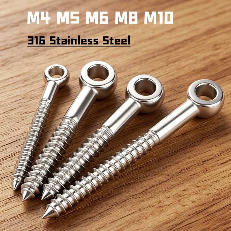 M4 M5~M10 316 Stainless Steel  - Hook Eye Fastener ulasan dan harga