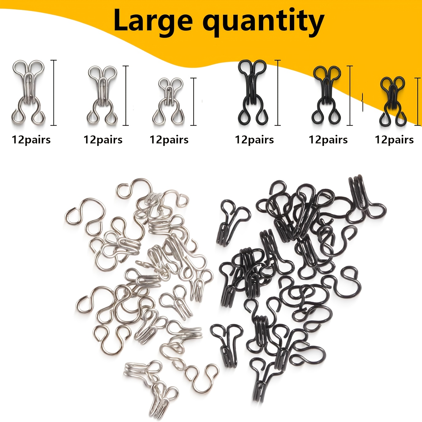 Invisible Collar Hooks and Eye - Hook Eye Fastener ulasan dan harga