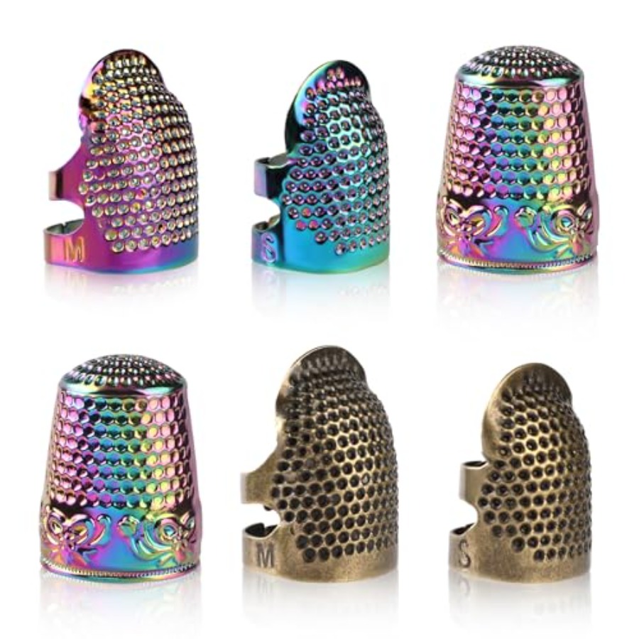 Thimbles for Hand Sewing, 6 PC - Sewing Thimble Metal ulasan dan harga
