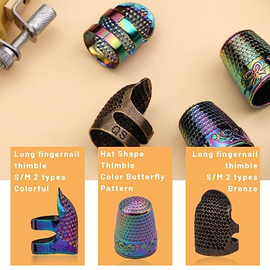 Thimbles for Hand Sewing, 6 PC - Sewing Thimble Metal ulasan dan harga