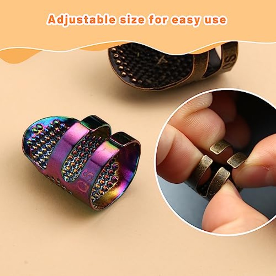 Thimbles for Hand Sewing, 6 PC - Sewing Thimble Metal ulasan dan harga