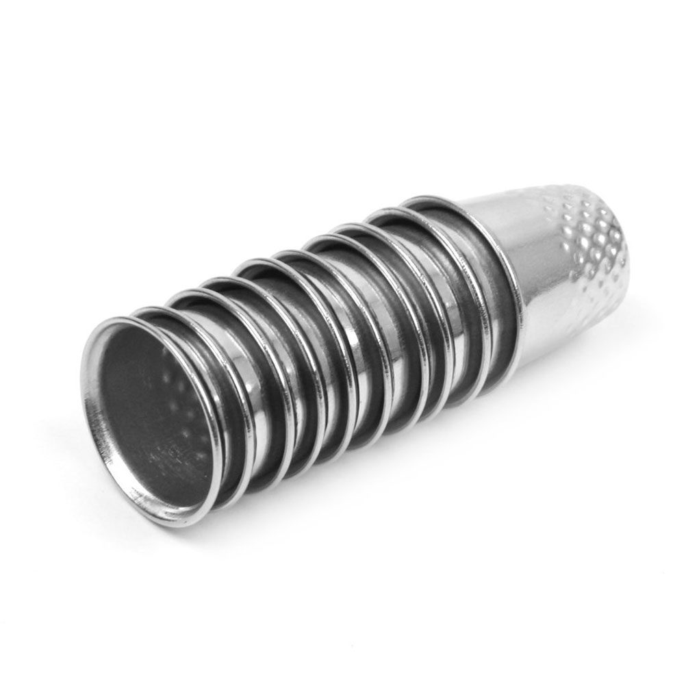 10Pcs Sewing Thimble Silver Ha - Sewing Thimble Metal ulasan dan harga