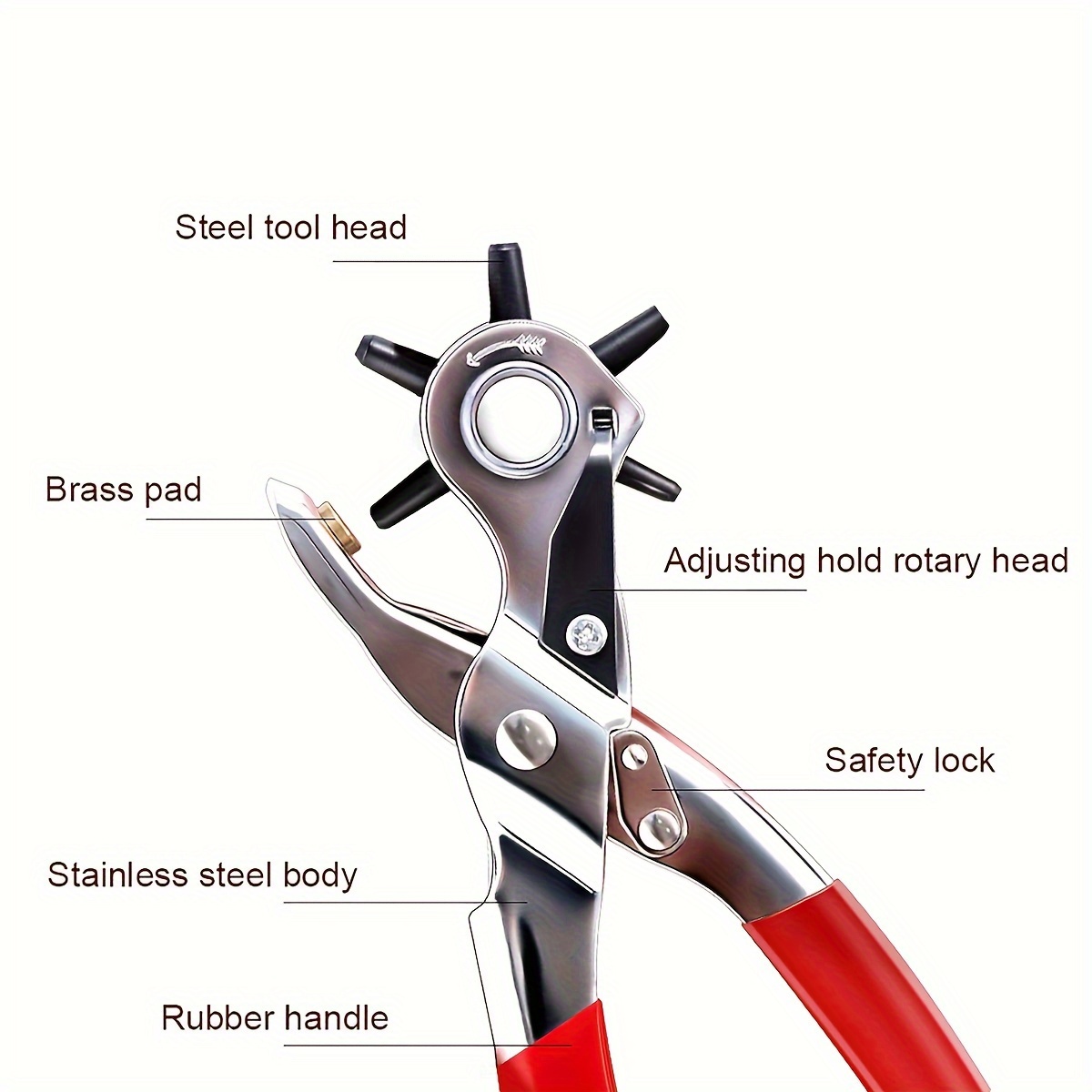 Leather Belt Hole Punch Plier  - Sewing Eyelet Fabric ulasan dan harga