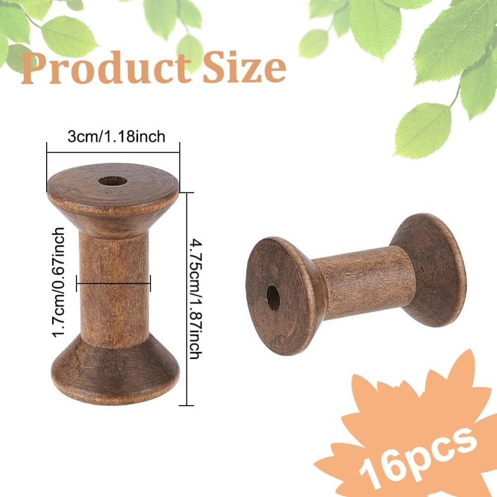 16Pcs Empty Thread Spools 1.87 - Thread Bobbins Empty ulasan dan harga