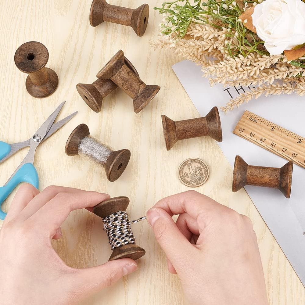 16Pcs Empty Thread Spools 1.87 - Thread Bobbins Empty ulasan dan harga