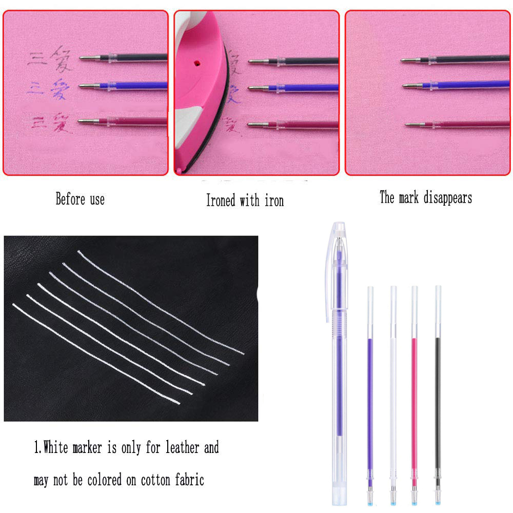 100Pcs Heat Erasable Pens Refi - Tailor Chalk Marker ulasan dan harga