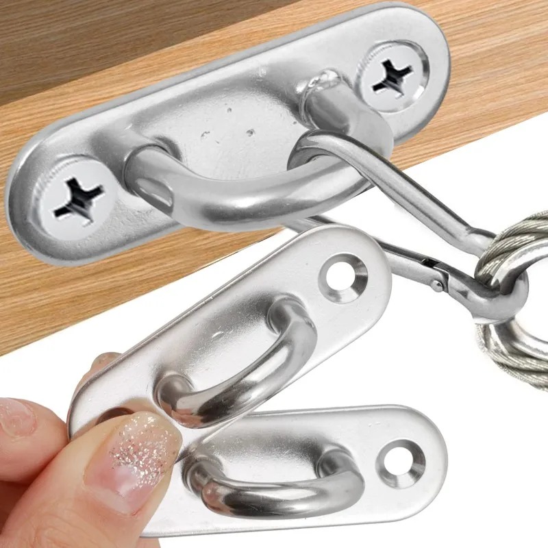 Stainless Steel Oval Hook Heav - Hook Eye Fastener ulasan dan harga
