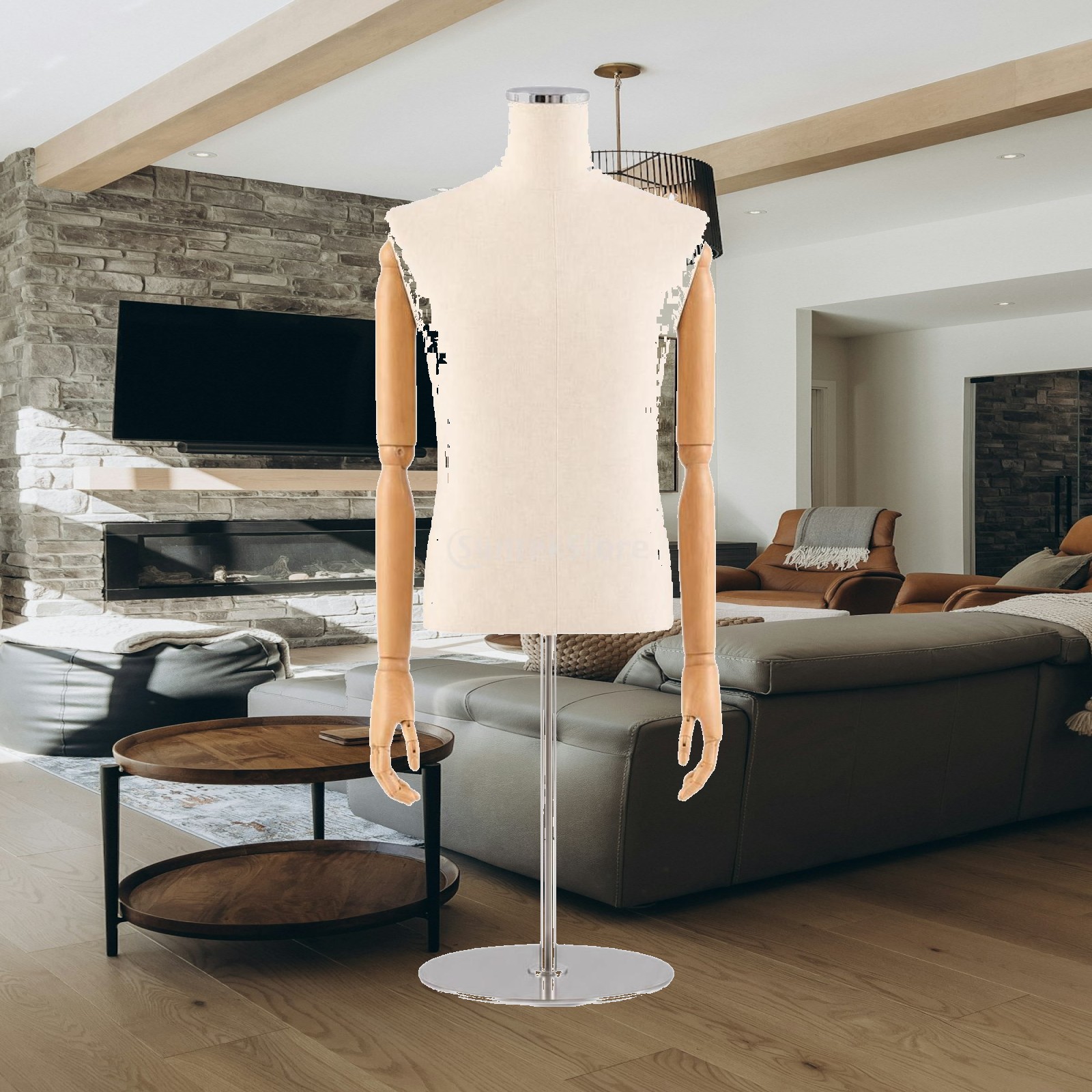 Male Half-Body Mannequin texti - Dress Form Mannequin ulasan dan harga