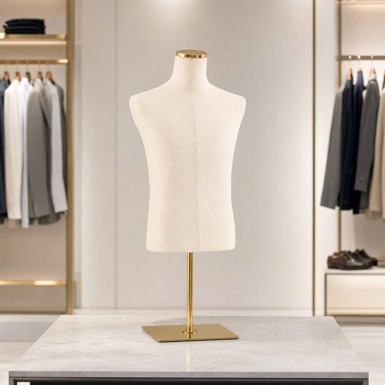 Male Half-Body Mannequin texti - Dress Form Mannequin ulasan dan harga