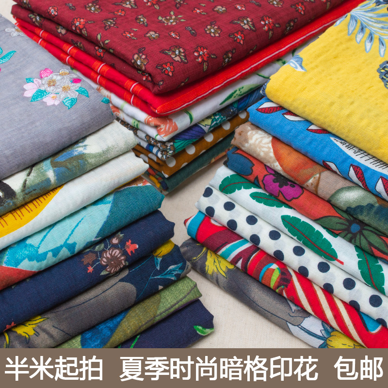 Fabric Cotton Linen Vintage Pr - Sewing Geotextile Fabric ulasan dan harga