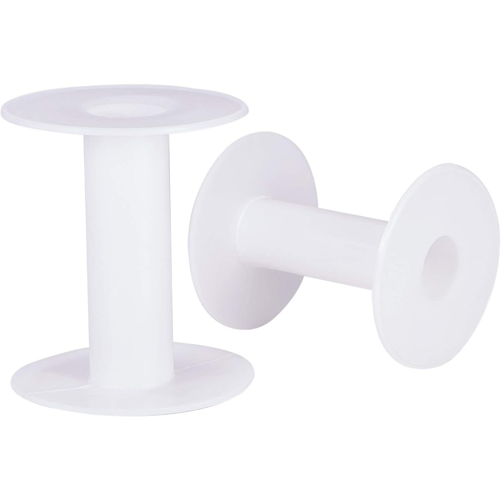20pcs 3 Inches Plastic Empty S - Thread Bobbins Empty ulasan dan harga