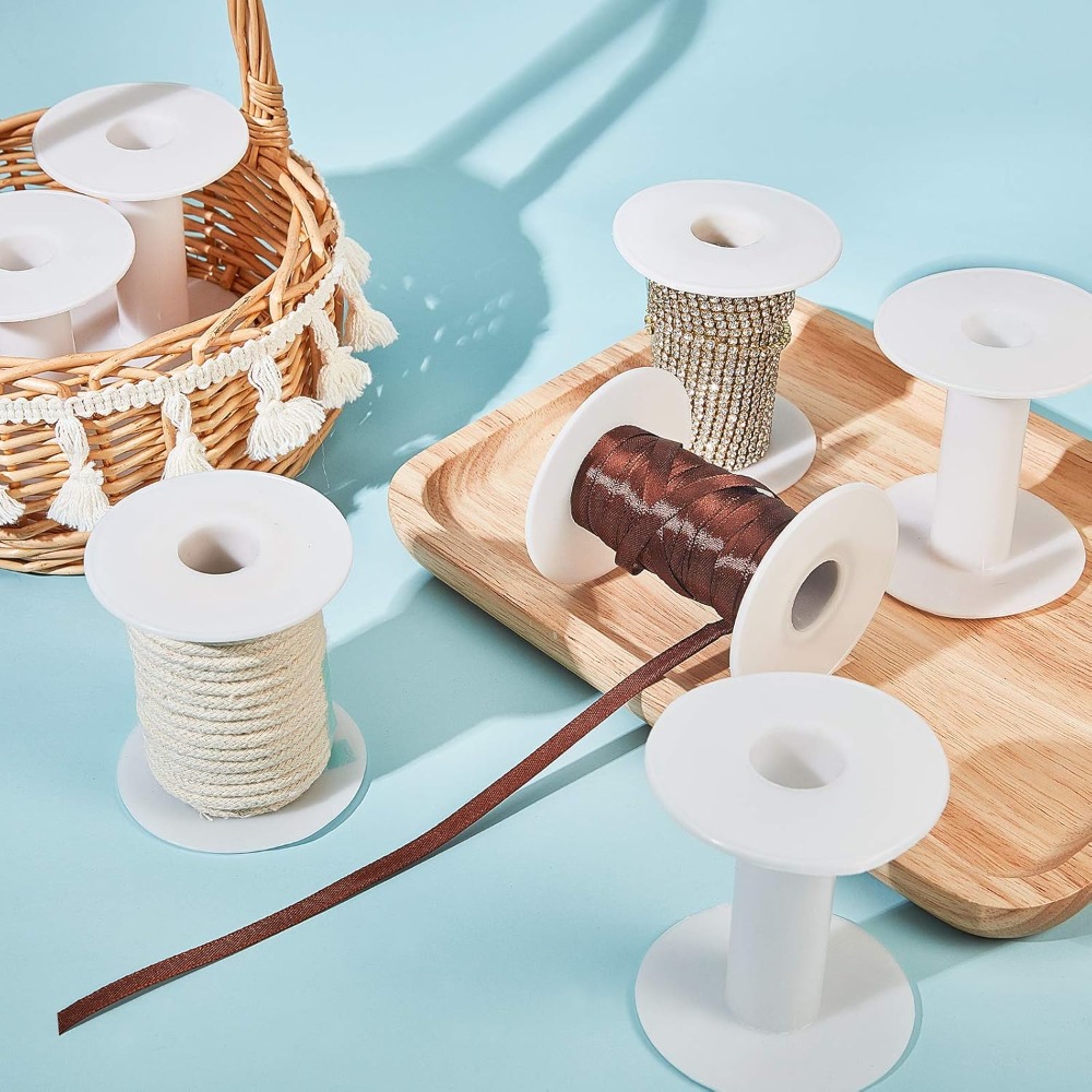 20pcs 3 Inches Plastic Empty S - Thread Bobbins Empty ulasan dan harga