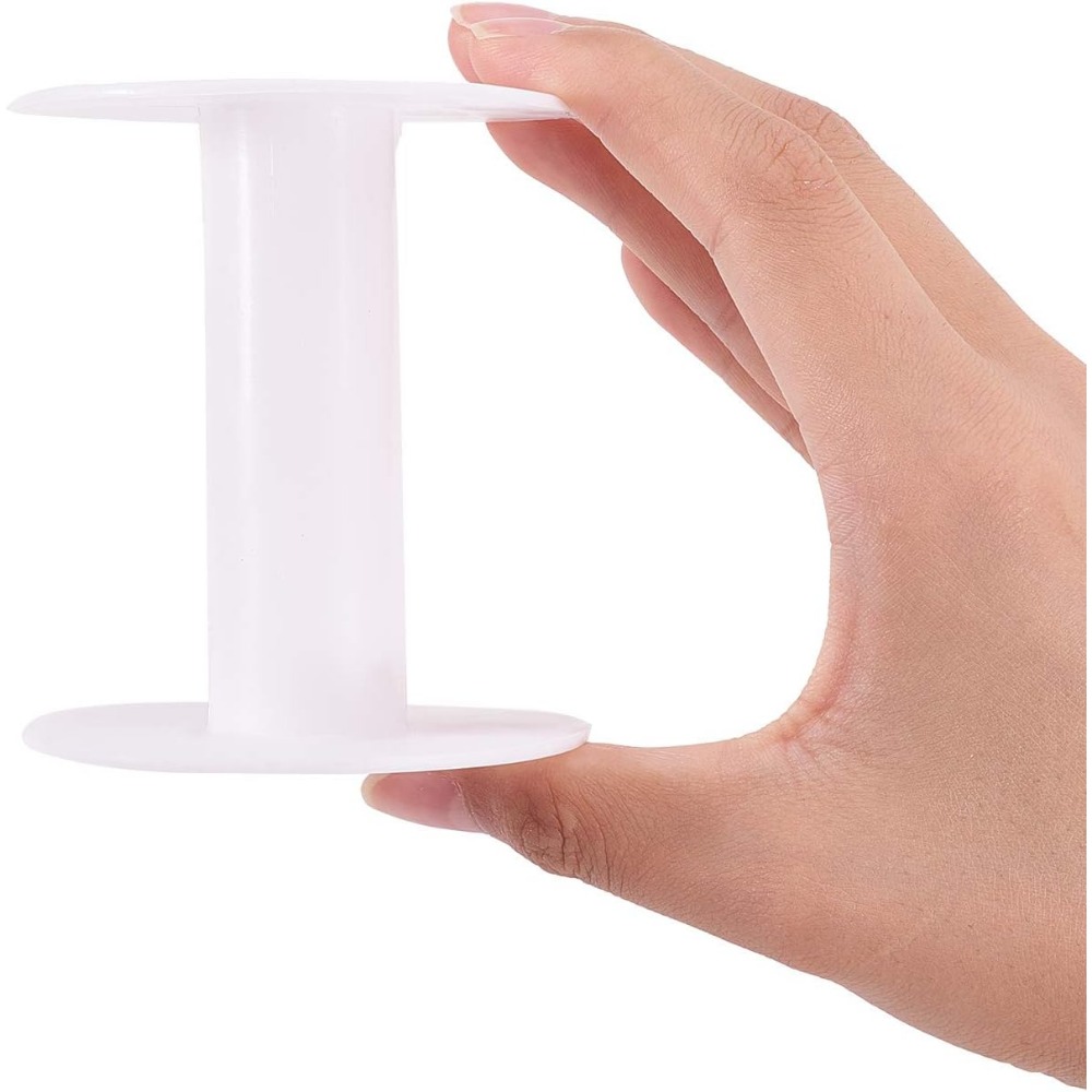 20pcs 3 Inches Plastic Empty S - Thread Bobbins Empty ulasan dan harga